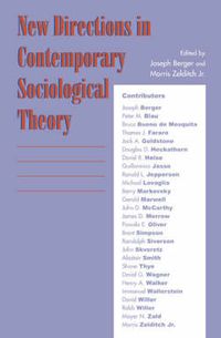 Cover image for New Directions in Contemporary Sociological Theory