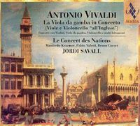 Cover image for Vivaldi La Viola Da Gamba In Concerto