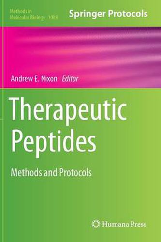 Cover image for Therapeutic Peptides: Methods and Protocols