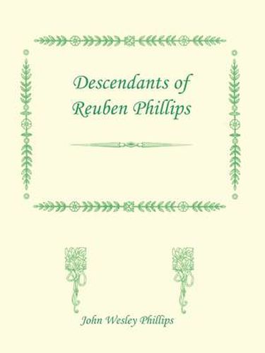 Cover image for Descendants of Reuben Phillips