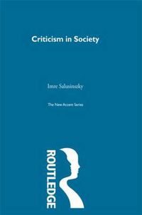 Cover image for Criticism & Society