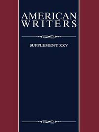 Cover image for American Writers, Supplement XXV
