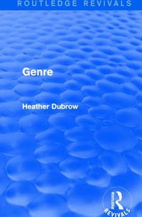 Cover image for Genre (Routledge Revivals)