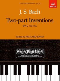 Cover image for Two-Part Inventions Bwv 772-786: Easier Piano Pieces 33