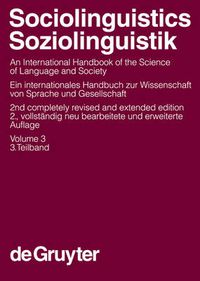 Cover image for Sociolinguistics / Soziolinguistik. Volume 3