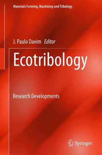 Cover image for Ecotribology: Research Developments