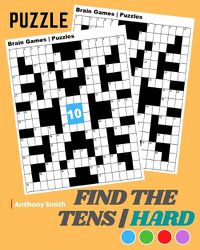 Cover image for NEW!! Find the Tens Math Puzzle For Adults Hard Challenging Math Activity Book For Adults