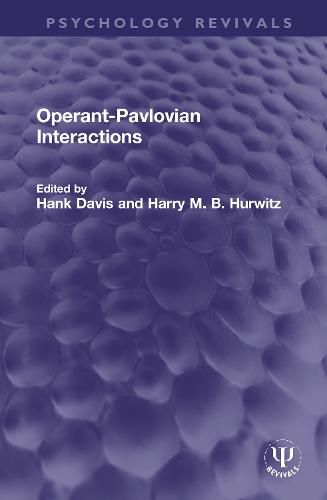 Cover image for Operant-Pavlovian Interactions