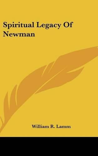 Cover image for Spiritual Legacy of Newman