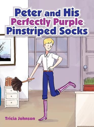 Cover image for Peter and His Perfectly Purple Pinstriped Socks