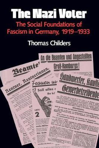 Cover image for The Nazi Voter: Social Foundations of Fascism in Germany, 1919-33