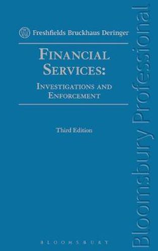 Cover image for Financial Services: Investigations and Enforcement