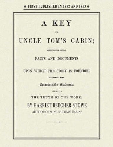 Cover image for Key to Uncle Tom's Cabin