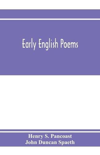 Cover image for Early English poems