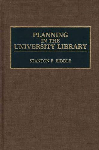 Planning in the University Library