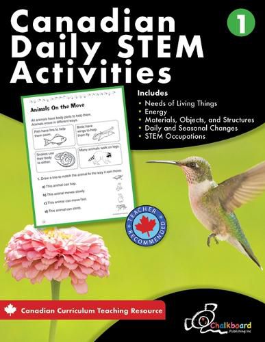 Cover image for Canadian Daily Stem Activities Grade 1