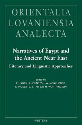 Cover image for Narratives of Egypt and the Ancient Near East: Literary and Linguistic Approaches