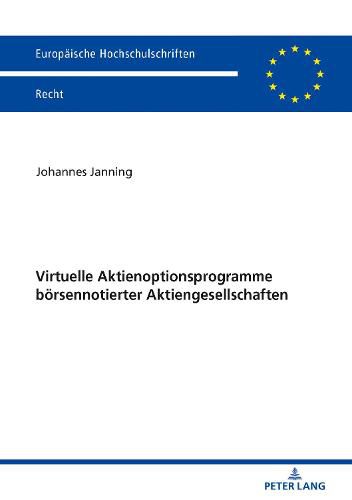 Cover image for Virtuelle Aktienoptionsprogramme boersennotierter Aktiengesellschaften