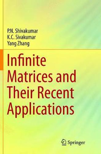 Cover image for Infinite Matrices and Their Recent Applications