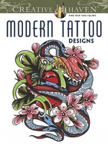 Cover image for Creative Haven Modern Tattoo Designs Coloring Book