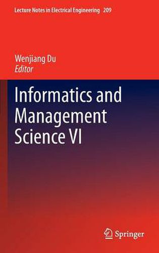 Cover image for Informatics and Management Science VI