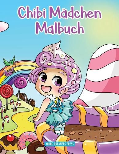 Chibi Madchen Malbuch: Anime Malbuch fur Kinder im Alter von 6-8, 9-12