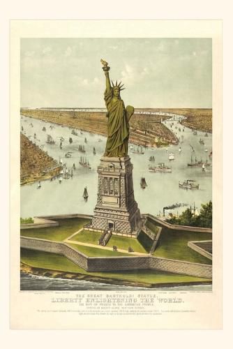 Cover image for Vintage Journal Liberty Enlightening the World, New York Harbor