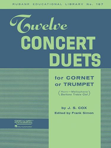 Cover image for Twelve Concert Duets for Cornet or Trumpet