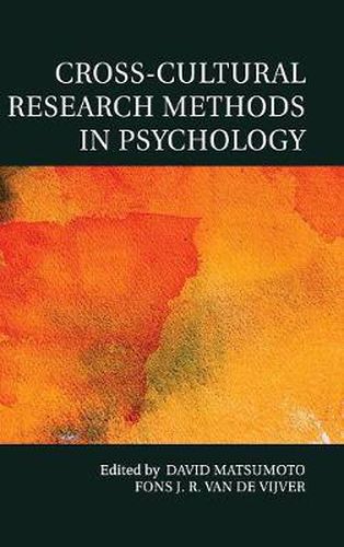 Cover image for Cross-Cultural Research Methods in Psychology