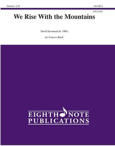 Cover image for We Rise with the Mountains: Conductor Score & Parts