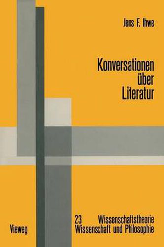 Cover image for Konversationen UEber Literatur: Literatur Und Wissenschaft Aus Nominalistischer Sicht