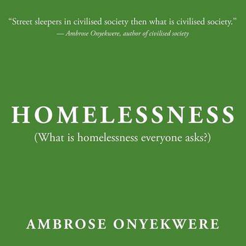Cover image for Homelessness