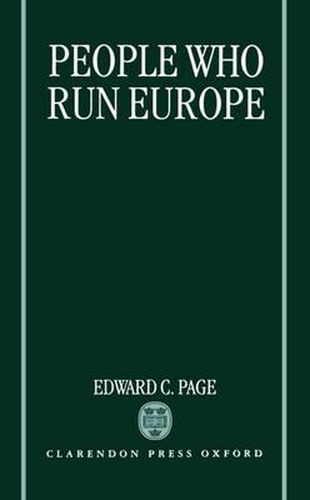 Cover image for People Who Run Europe