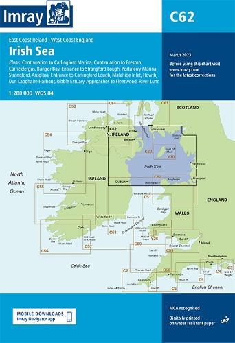 Cover image for Imray Chart C62: Irish Sea