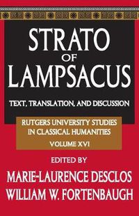 Cover image for Strato of Lampsacus: Text, Translation and Discussion