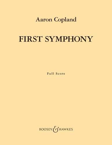 Cover image for First Symphony: For Large Orchestra Full Score