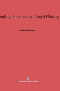 Cover image for Readings in American Legal History