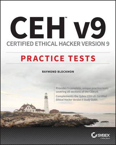 Cover image for CEH v9: Certified Ethical Hacker Version 9 Practice Tests