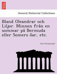 Cover image for Bland Oleandrar Och Liljor. Minnen Fra N En Sommar Pa Bermuda Eller Somers O AR, Etc.