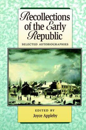 Cover image for Recollections Of The Early Republic