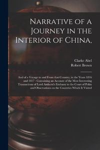 Cover image for Narrative of a Journey in the Interior of China,
