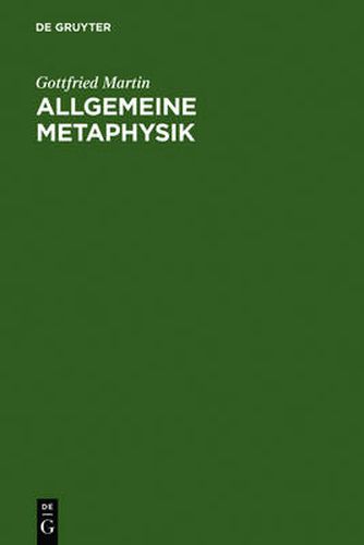 Allgemeine Metaphysik