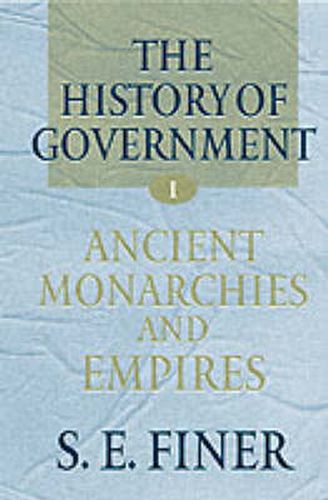 Cover image for The History of Government from the Earliest Times