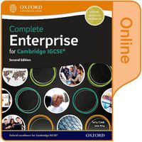 Cover image for Complete Enterprise for Cambridge IGCSE (R): Online Student Book