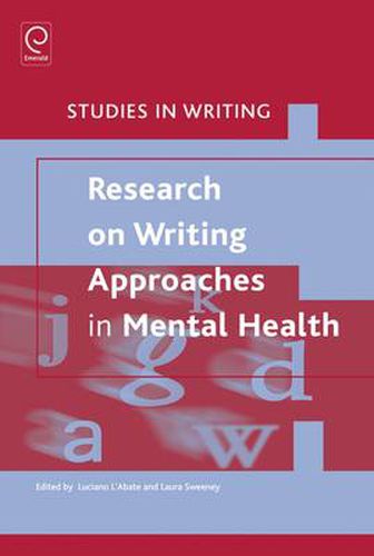 Cover image for Research on Writing: Approaches in Mental Health