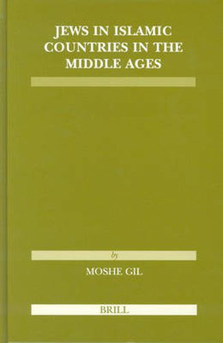 Cover image for Jews in Islamic Countries in the Middle Ages