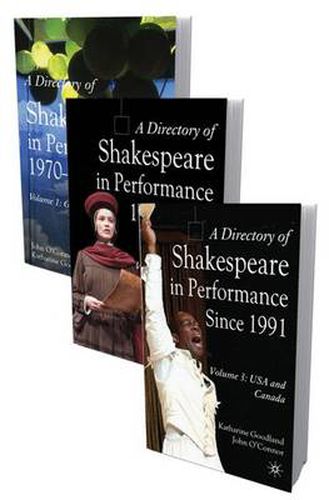 A Directory of Shakespeare in Performance