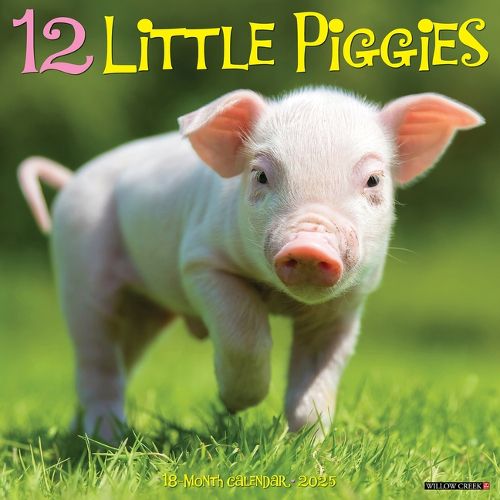 Cover image for 12 Little Piggies 2026 12 X 12 Wall Calendar