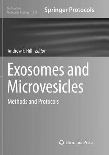 Cover image for Exosomes and Microvesicles: Methods and Protocols