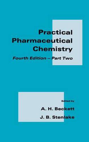 Cover image for Practical Pharmaceutical Chemistry